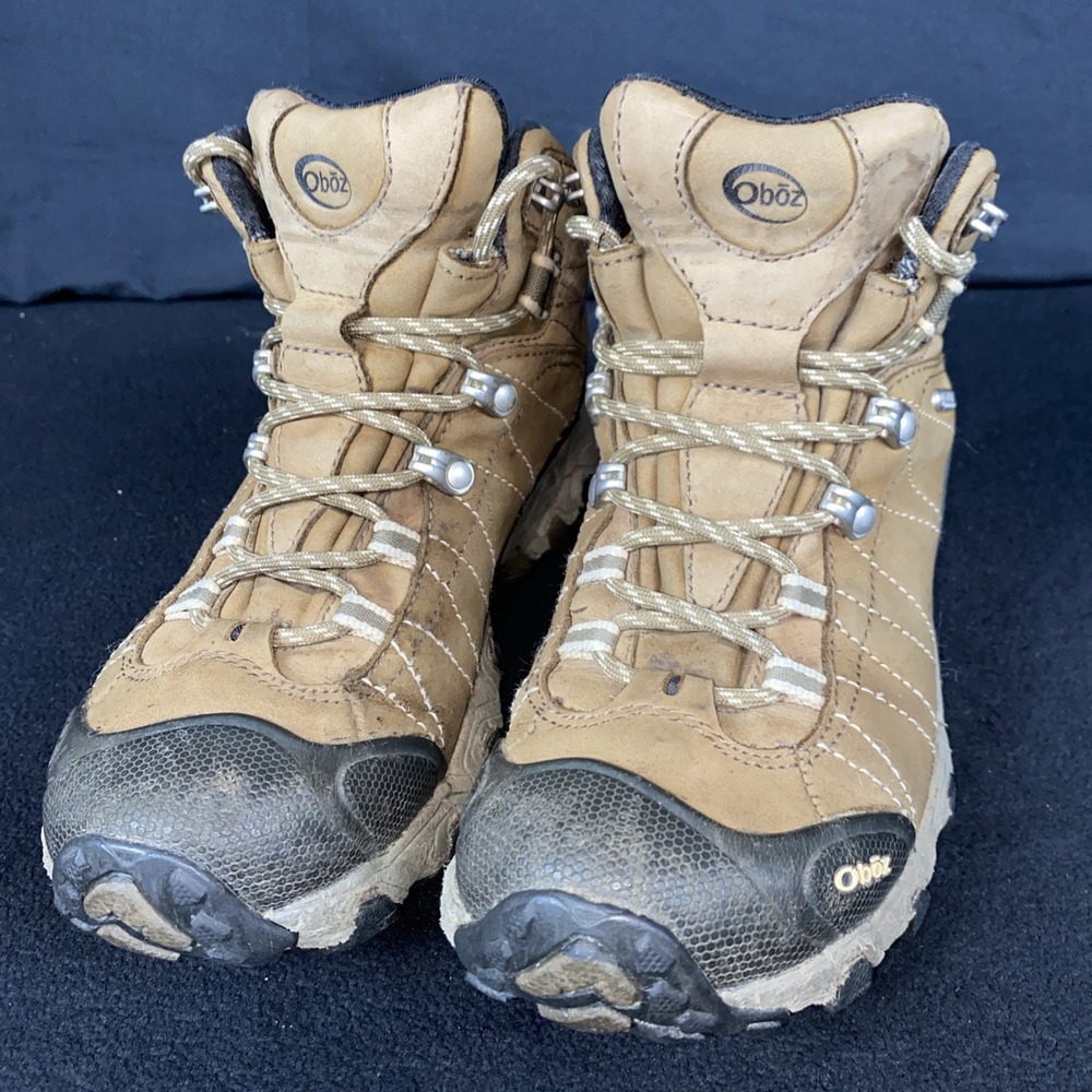 Oboz Women's‎ Bridger Leather Waterproof Hiking Boots Walnut Size 6.5 - Picture 3 of 8